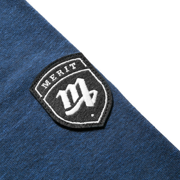 "M" Fisherman Beanie (Navy)
