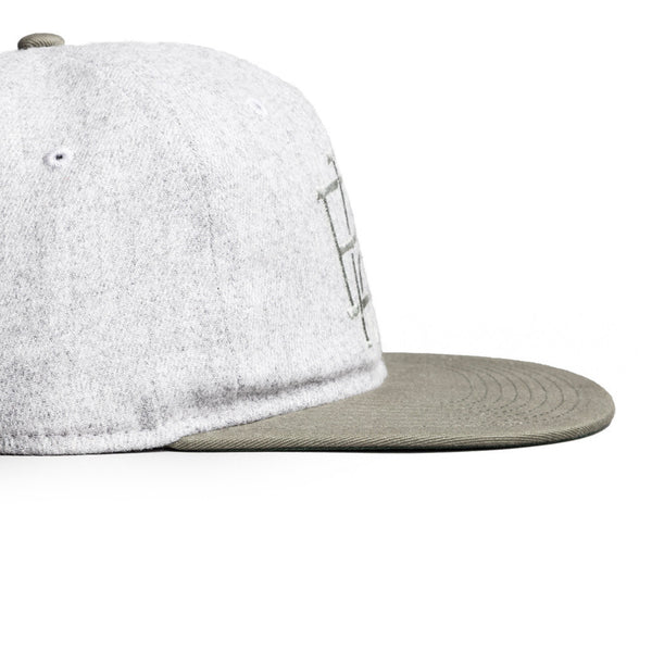 ABC Polo Cap (Heather Gray/Olive)