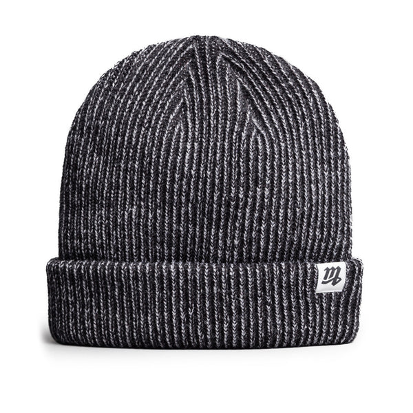 "M" Fisherman Beanie (Black Steel)